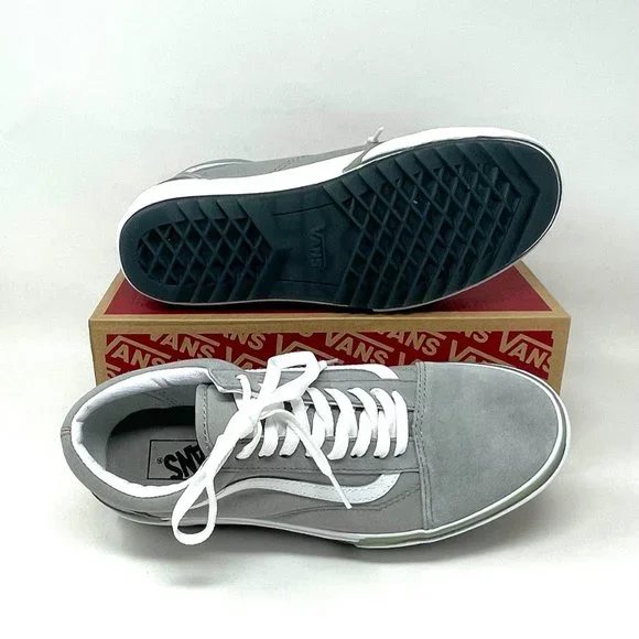 💖MEGA SALE💖Vans Old Skool Stacked Men's 9 White Skate Casual VN0A4U154TI - Picture 2 of 11